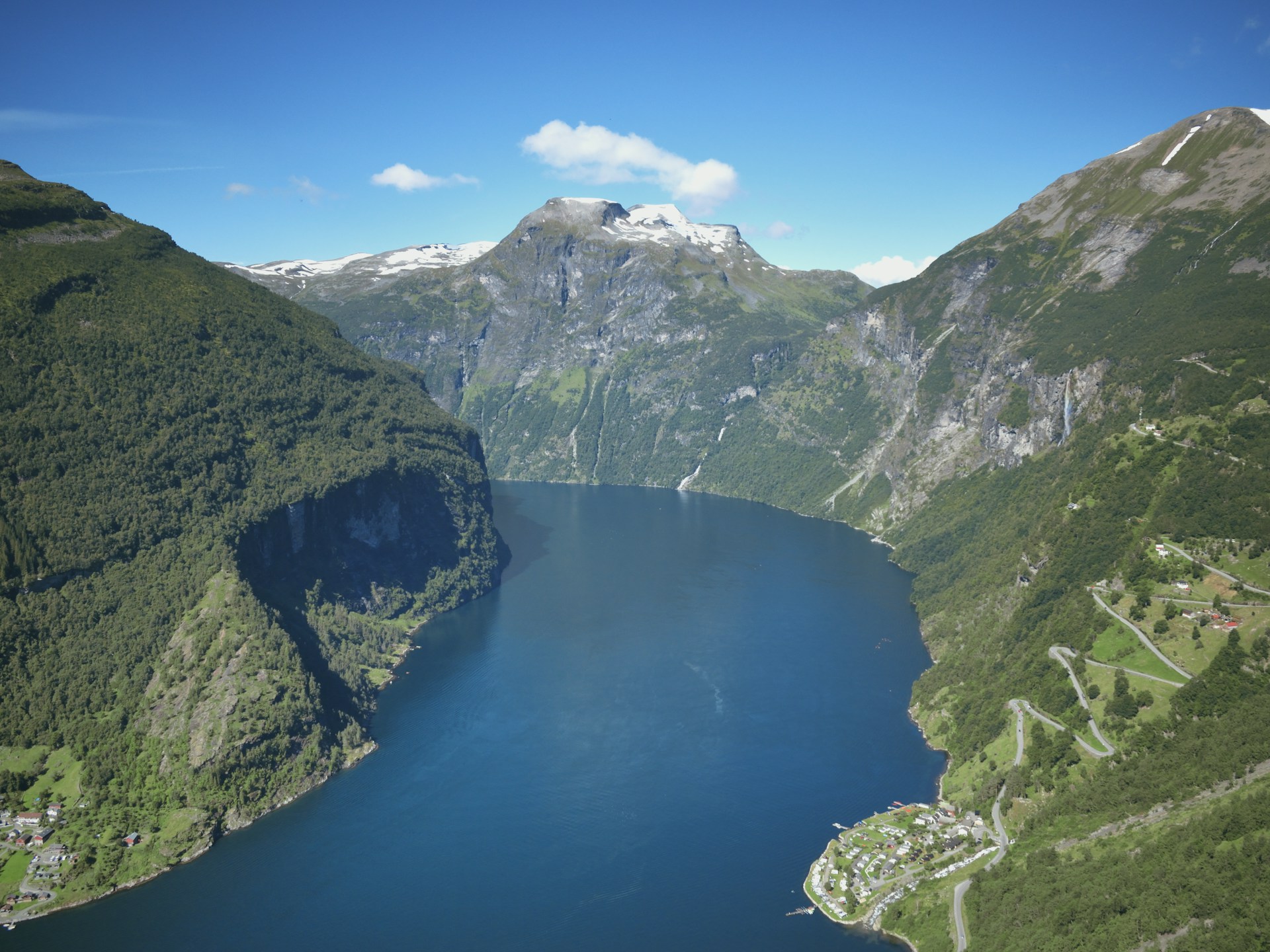 Geirangerfjorden — illustrasjon for destinasjonssegmentet
