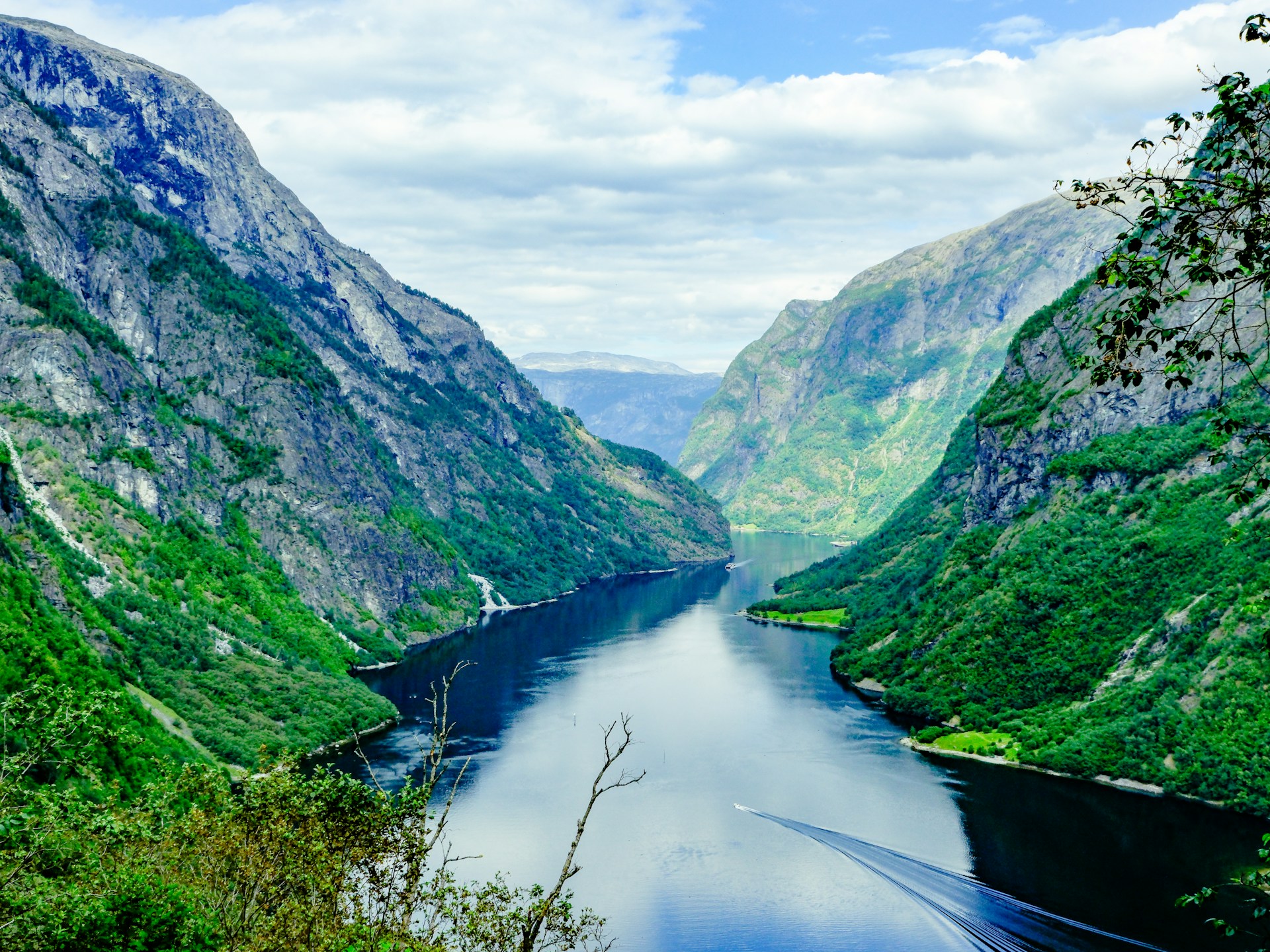 Norsk fjordlandskap